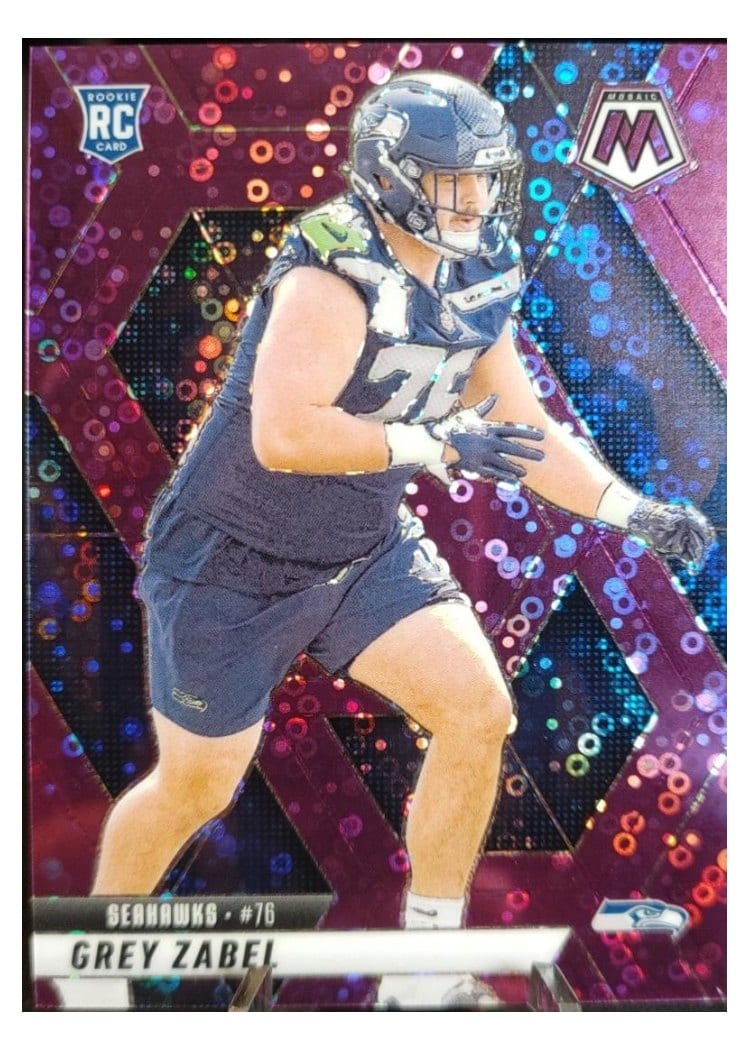 2025 Panini Mosaic Base Set Grey Zabel #328 card
