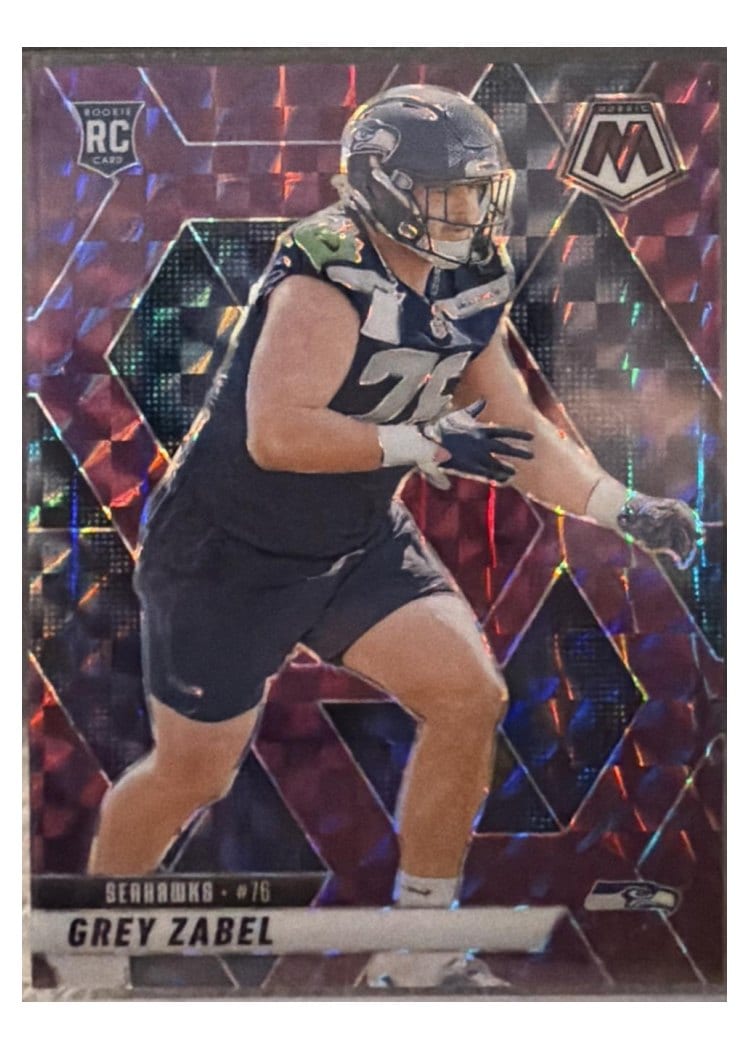 2025 Panini Mosaic Base Set Grey Zabel #328 card
