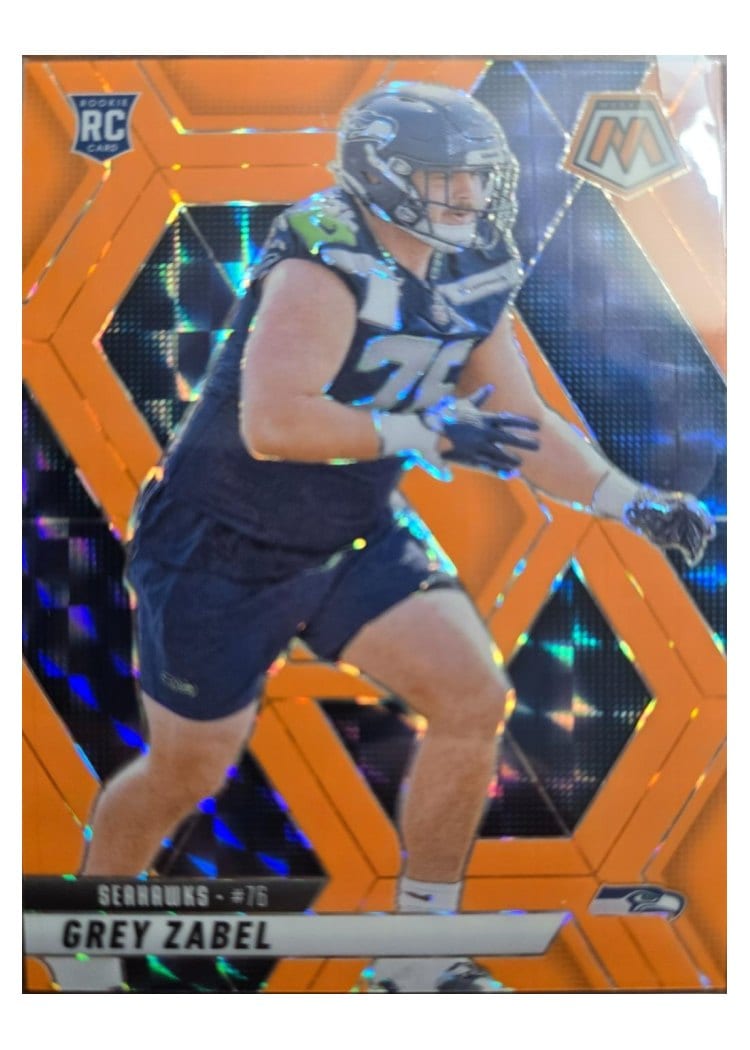 2025 Panini Mosaic Base Set Grey Zabel #328 card