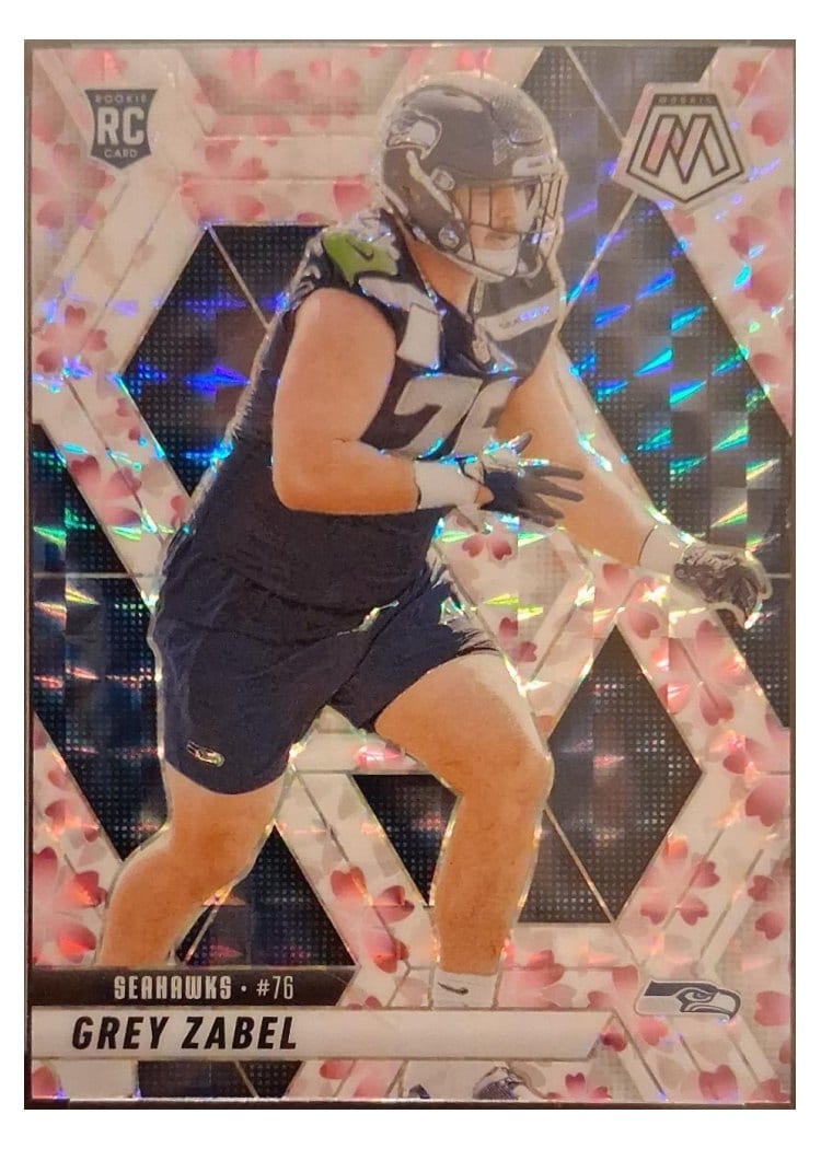 2025 Panini Mosaic Base Set Grey Zabel #328 card