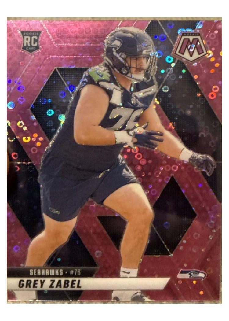 2025 Panini Mosaic Base Set Grey Zabel #328 card