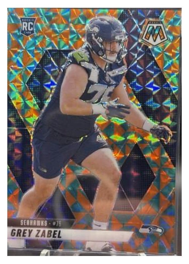 2025 Panini Mosaic Base Set Grey Zabel #328 card