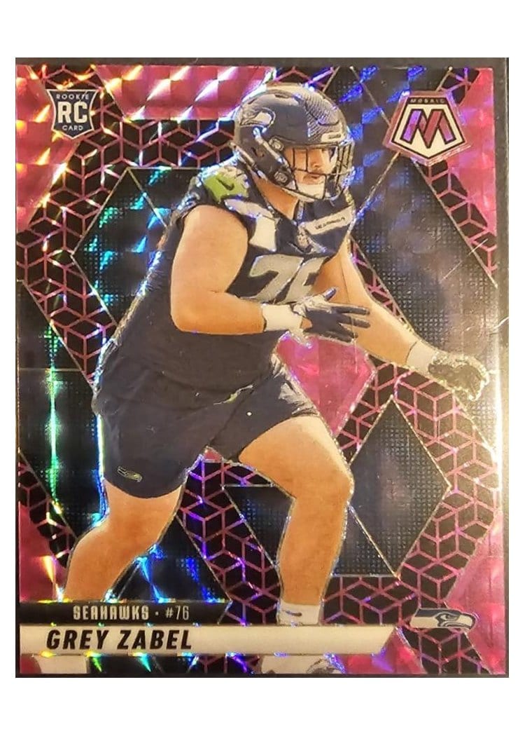 2025 Panini Mosaic Base Set Grey Zabel #328 card