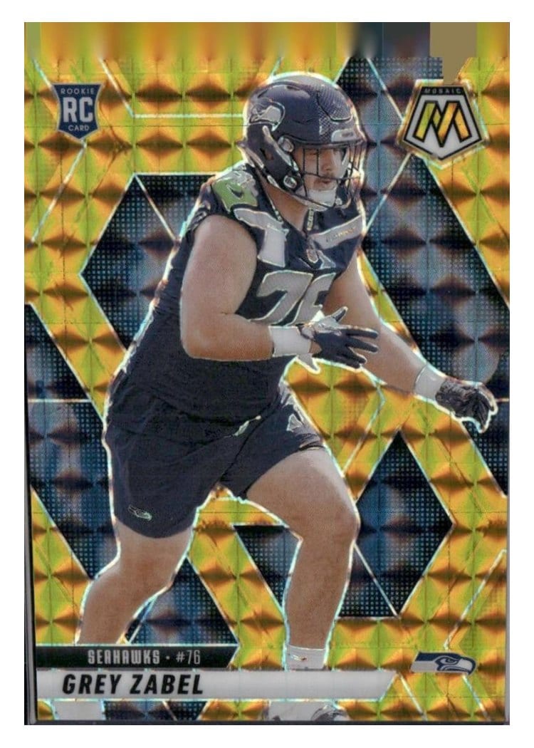2025 Panini Mosaic Base Set Grey Zabel #328 card