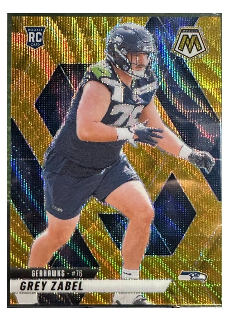2025 Panini Mosaic Base Set Grey Zabel #328 card