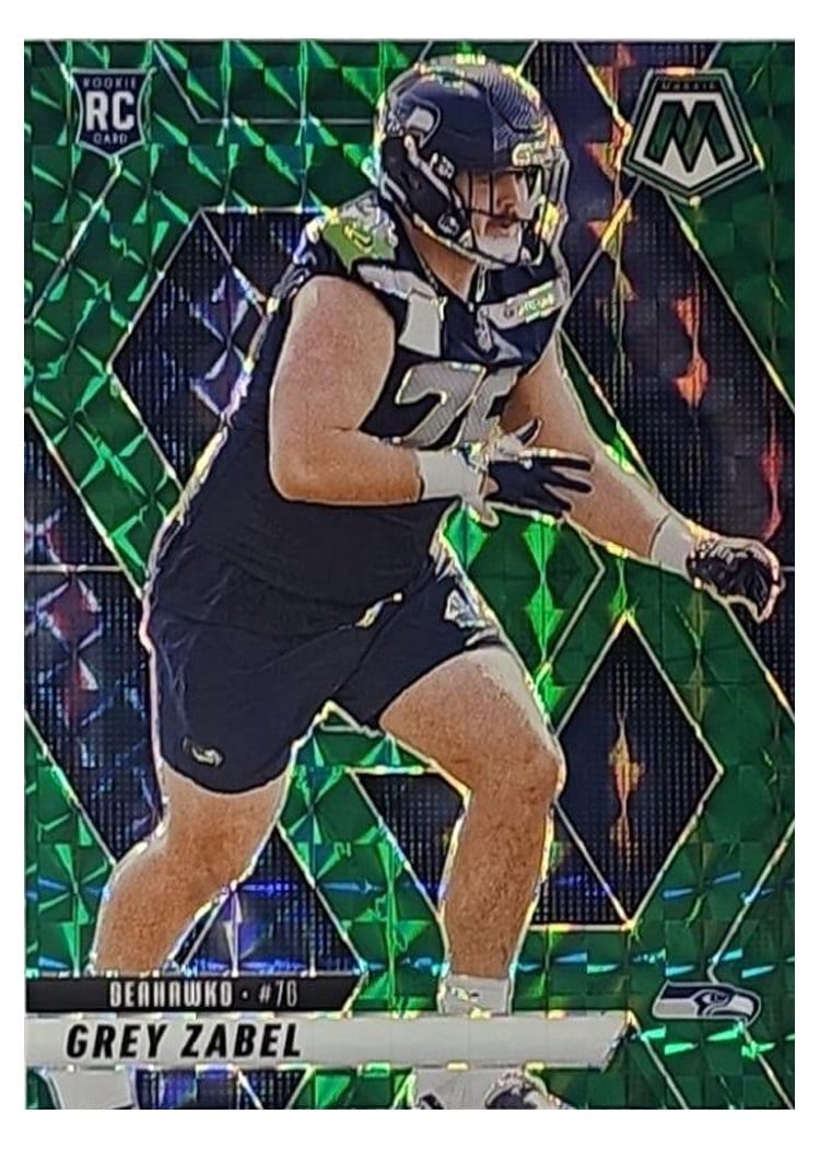2025 Panini Mosaic Base Set Grey Zabel #328 card