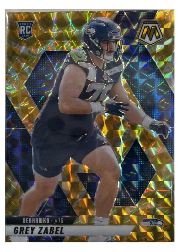 2025 Panini Mosaic Base Set Grey Zabel #328 card