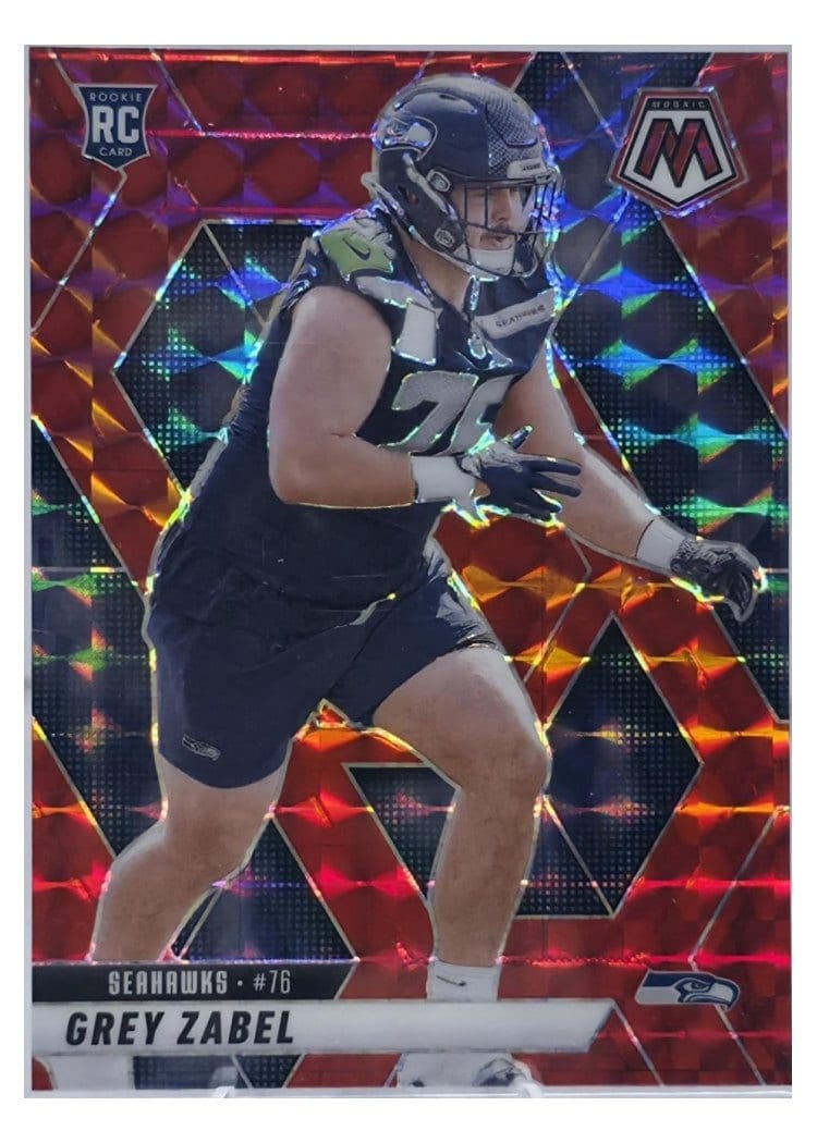 2025 Panini Mosaic Base Set Grey Zabel #328 card