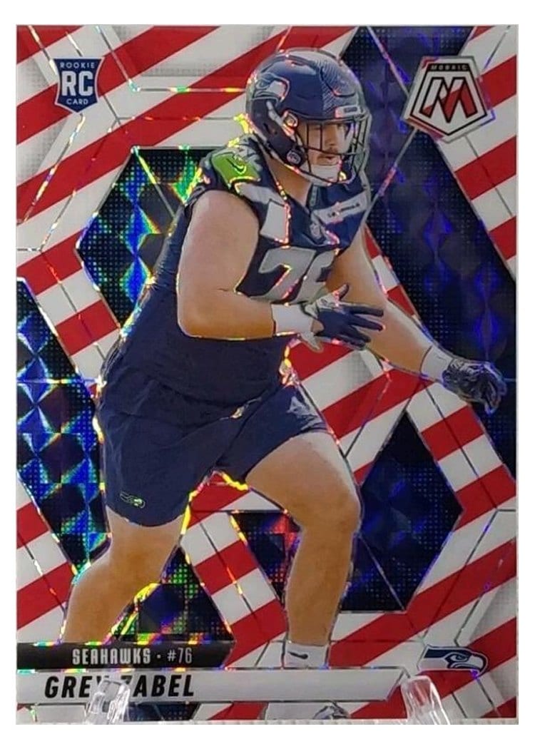 2025 Panini Mosaic Base Set Grey Zabel #328 card