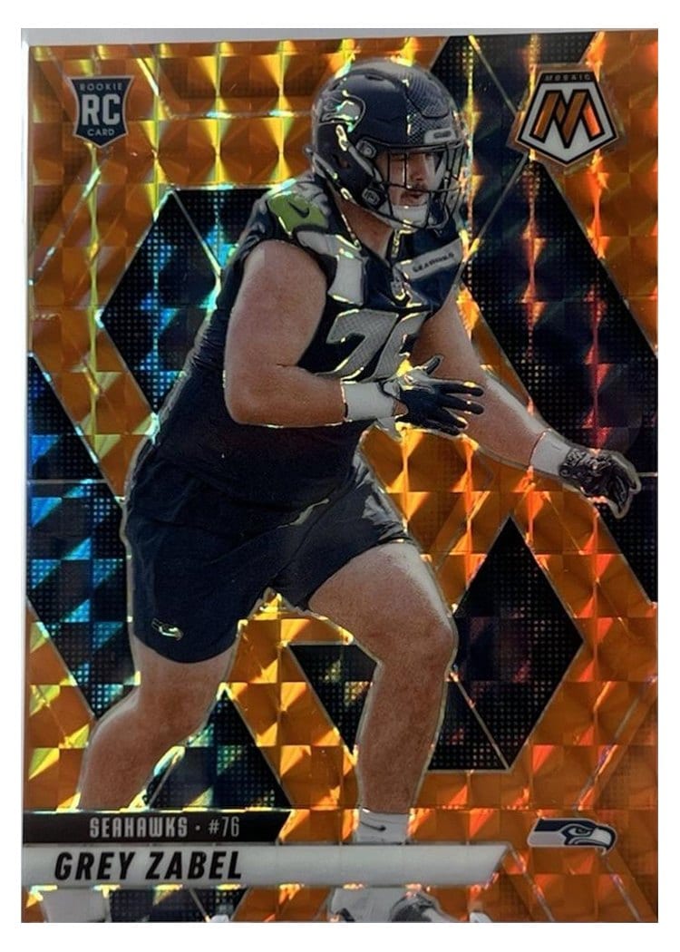 2025 Panini Mosaic Base Set Grey Zabel #328 card