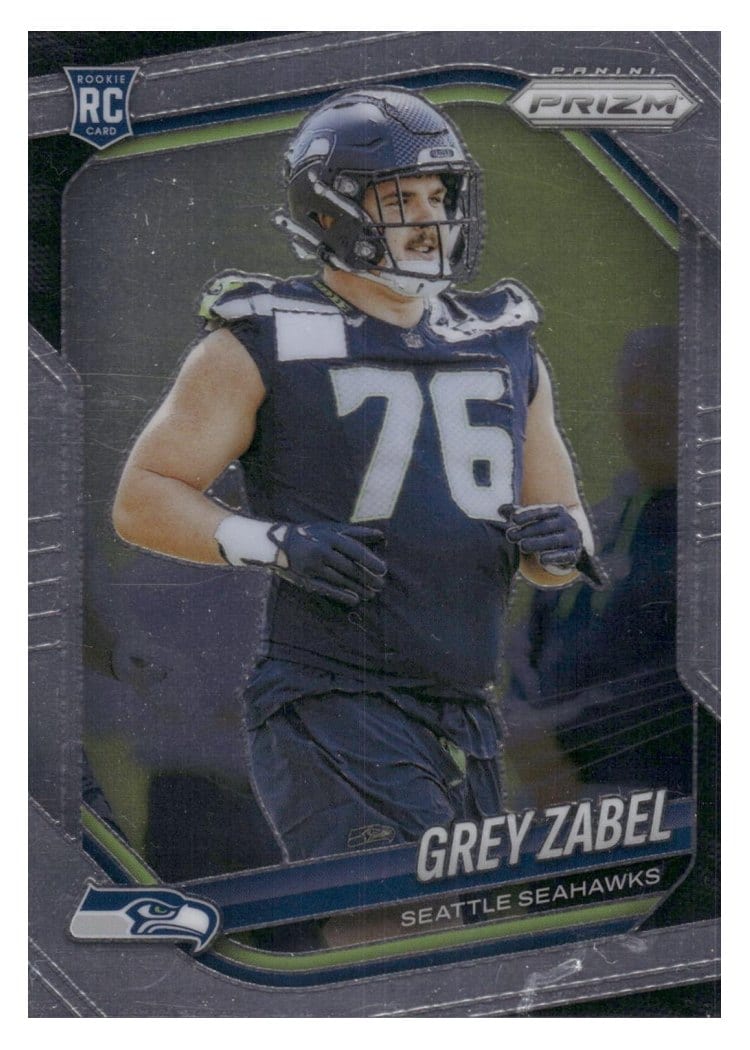 2025 Panini Prizm Base Set Grey Zabel #387 card