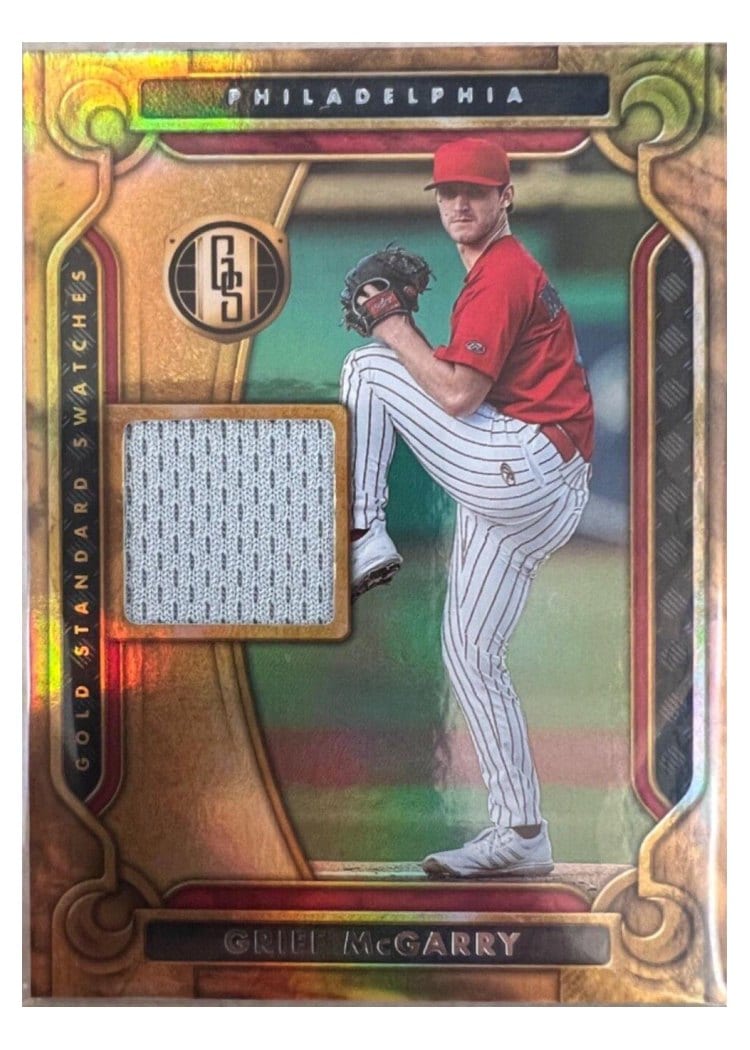 2023 Panini Chronicles Gold Standard Swatches Griff McGarry #GSS-GM card