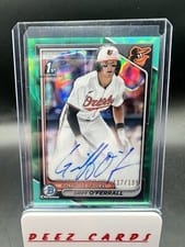 2024 Bowman Draft Chrome Prospect Autograph Griff O'Ferrall Aqua Lava Refractor #CPA-GO