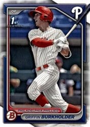 2024 Bowman Draft Base Set Griffin Burkholder #BD-60 card