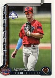 2025 Topps Pro Debut Base Set Griffin Burkholder #PD-40 card