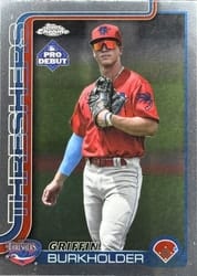 2025 Topps Pro Debut Chrome Griffin Burkholder #PDC-40 card
