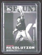 2025 Topps Black & White Rookie Resolution Griffin Conine #RR17 card