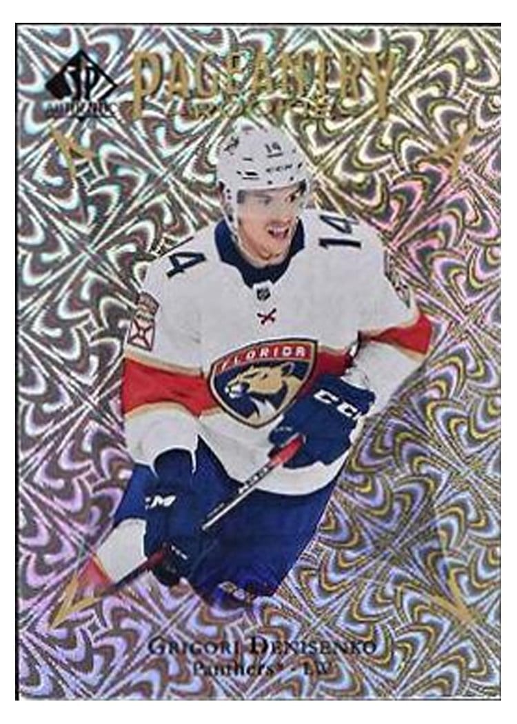 2021-22 SP Authentic Pageantry Grigori Denisenko #P-65 card