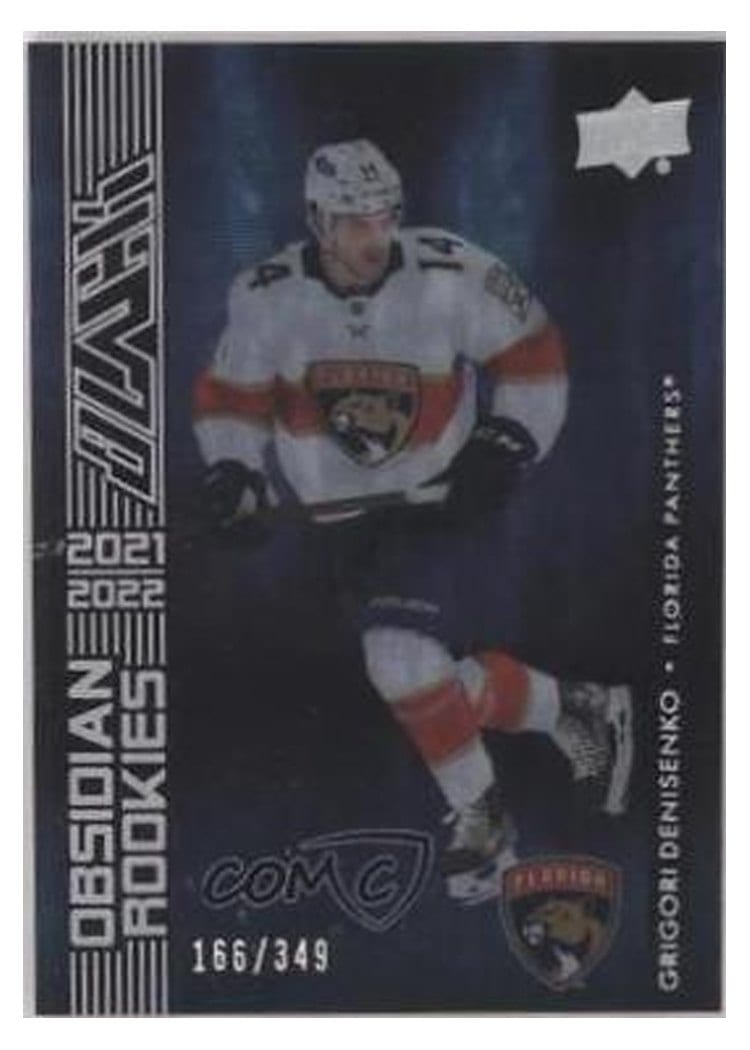 2021-22 SPx UD Black Obsidian Rookies Grigori Denisenko #OR-8 card