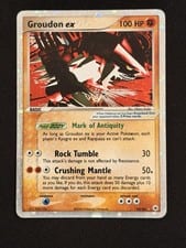 2004 Hidden Legends Groudon ex #93 card