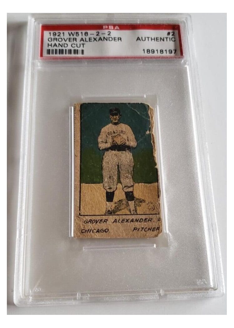 1921 W516 2 2 Grover Alexander #2 card