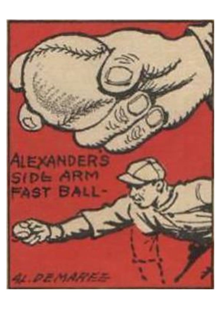 1935 Schutter Johnson Grover Alexander #19 card