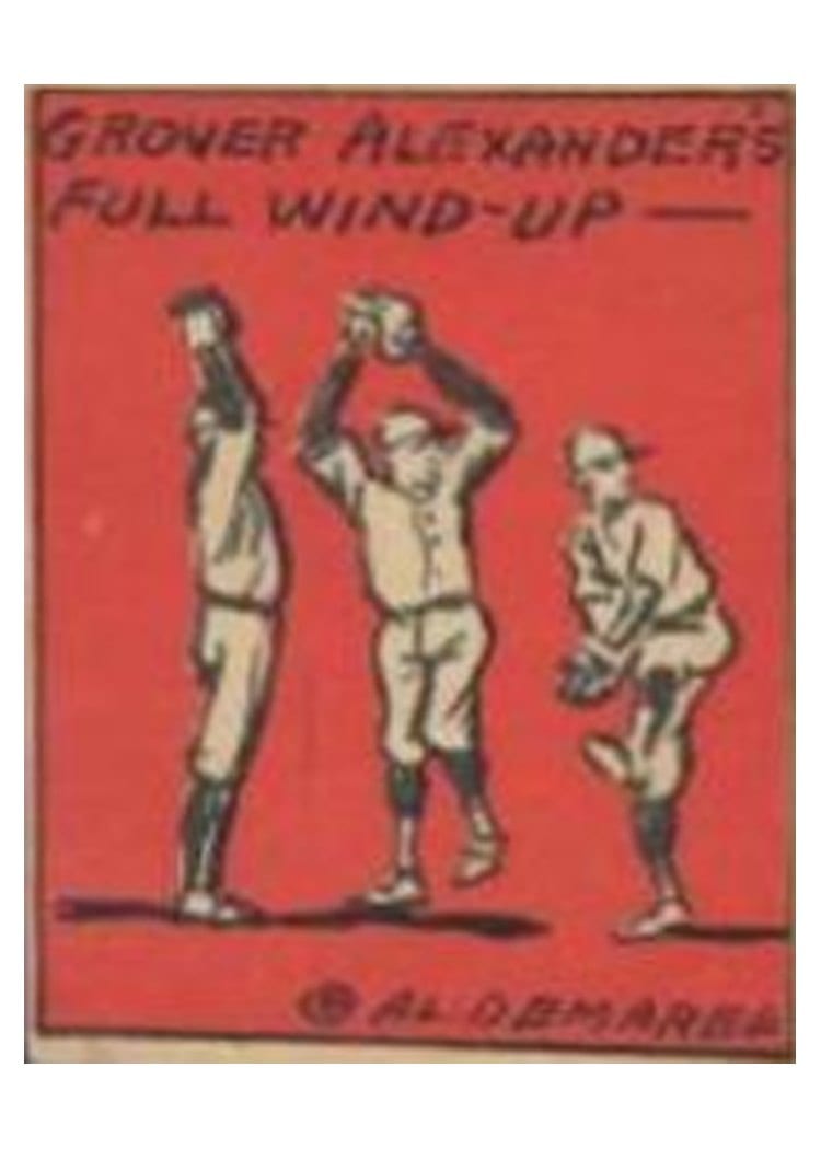 1935 Schutter Johnson Grover Alexander #48 card
