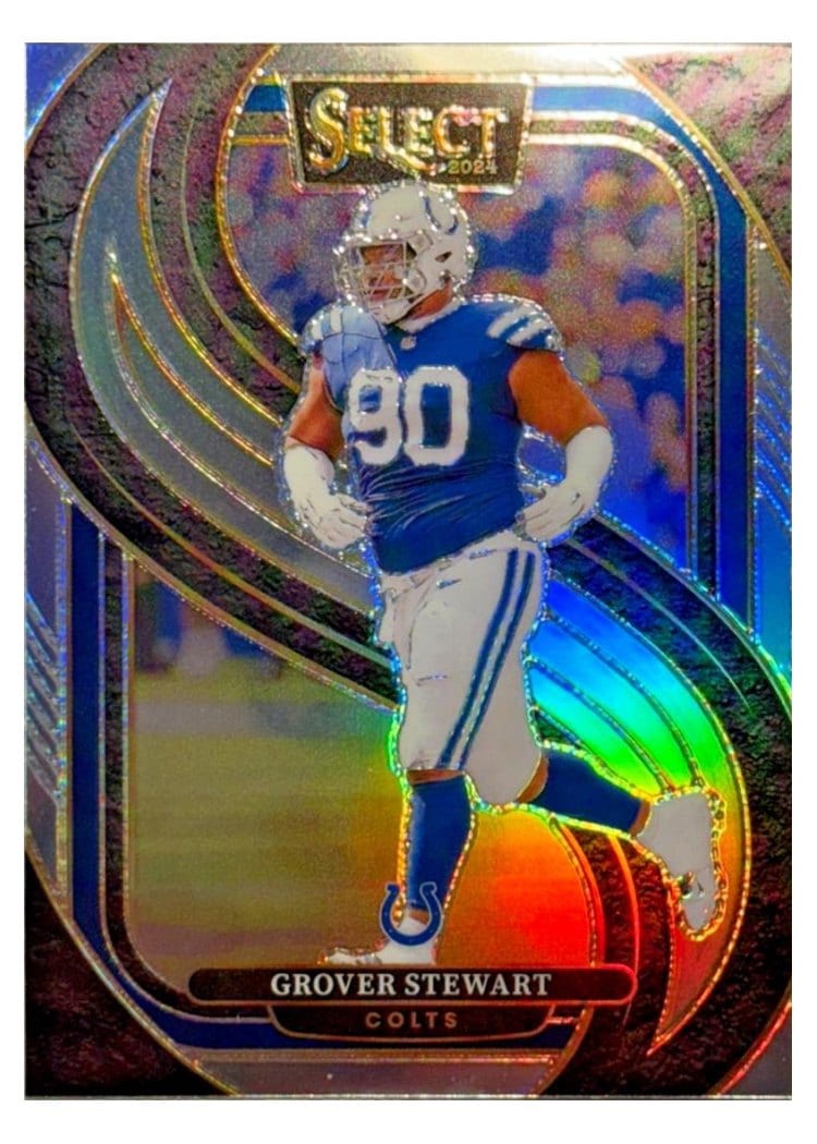 2024 Panini Select Base Set Grover Stewart Silver Prizm #139 card