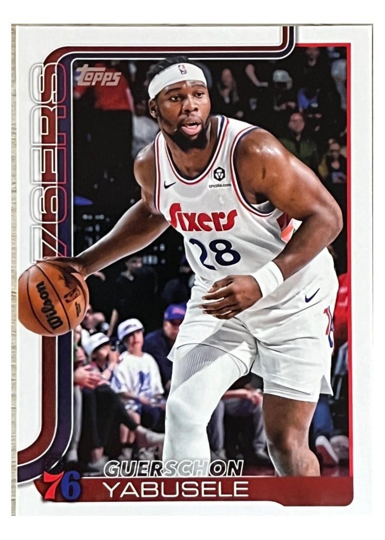 2025-26 Topps Base Set Guerschon Yabusele #26 card