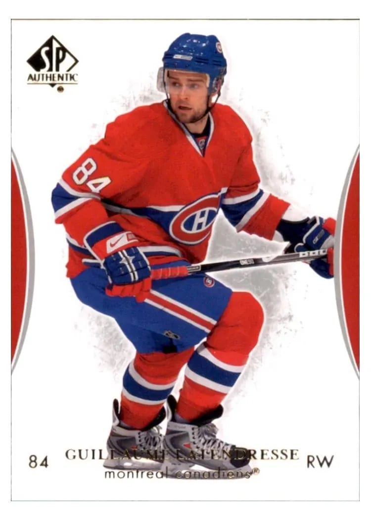 2007 SP Authentic Guillaume Latendresse #18 card