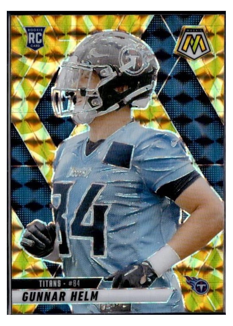 2025 Panini Mosaic Base Set Gunnar Helm #394 card