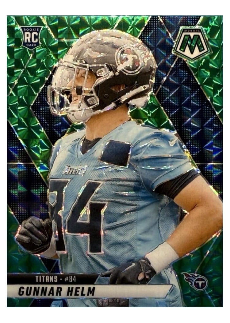 2025 Panini Mosaic Base Set Gunnar Helm #394 card