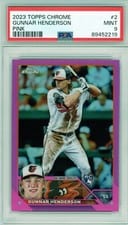 2023 Topps Chrome Gunnar Henderson #2 card