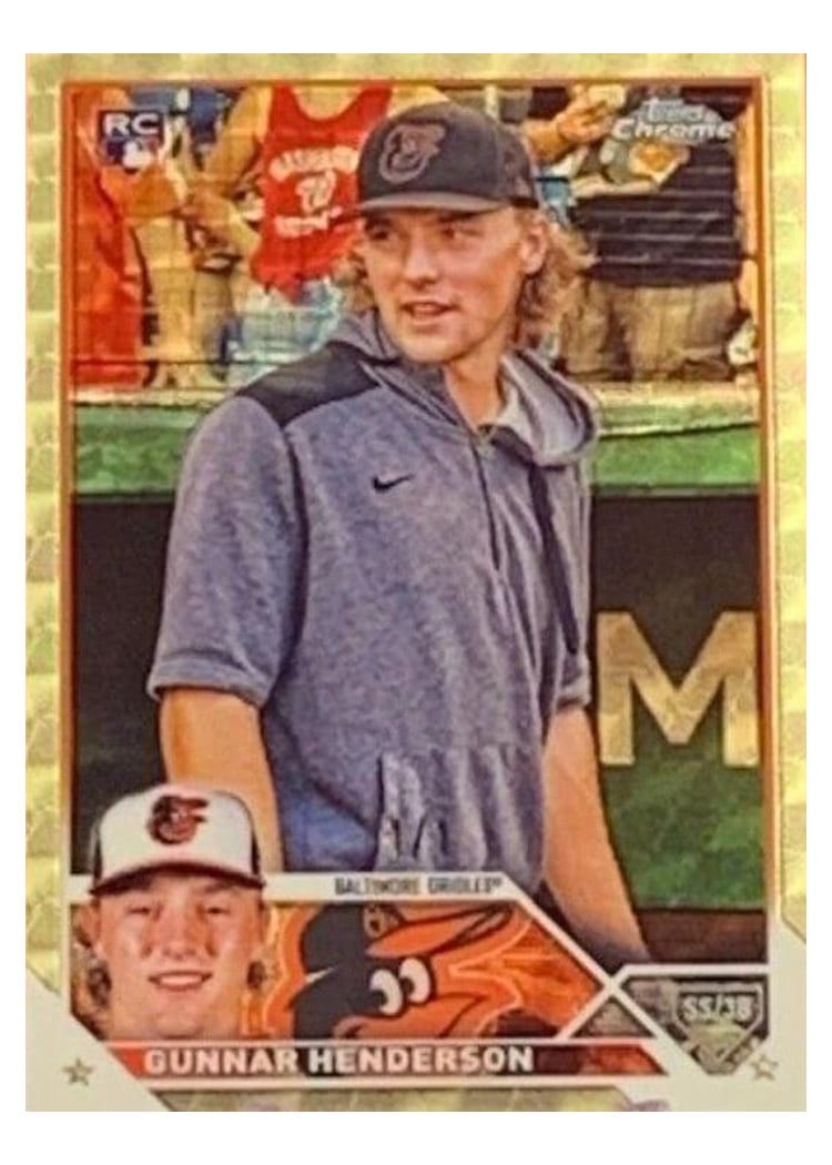 2023 Topps Chrome Gunnar Henderson #2 card