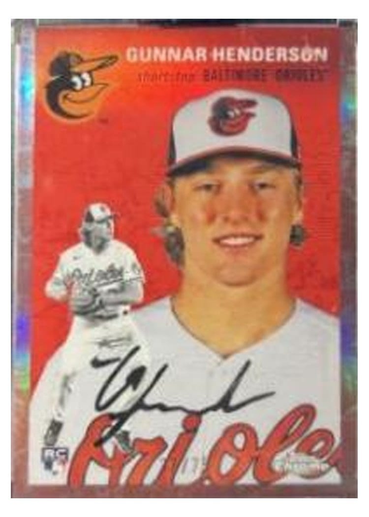 2023 Topps Chrome Gunnar Henderson #2 card