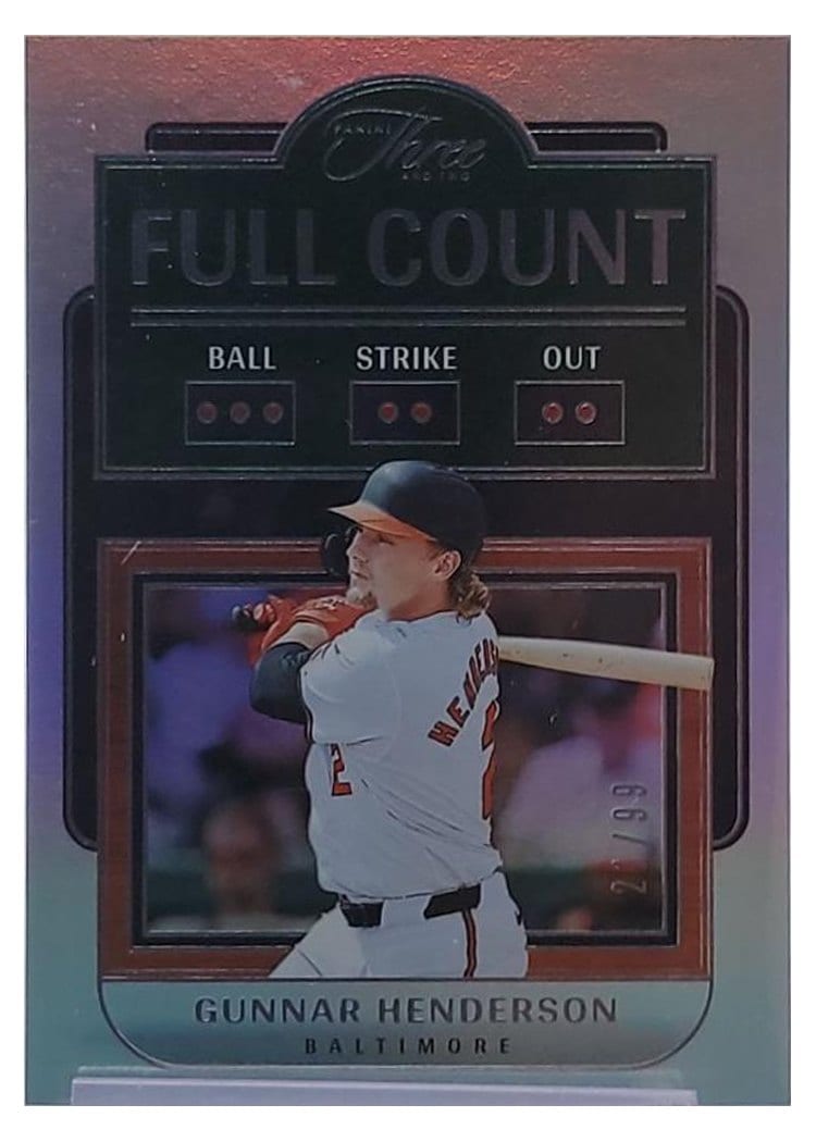 2024 Panini Three and Two Full Count Gunnar Henderson #4 card