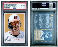 2024 Topps Archives 1953 Topps Who-Z-At Star? Gunnar Henderson #53W-7 card