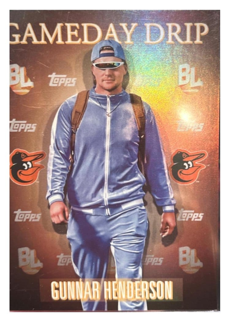 2024 Topps Big League Game Day Drip Gunnar Henderson #GD-6 card