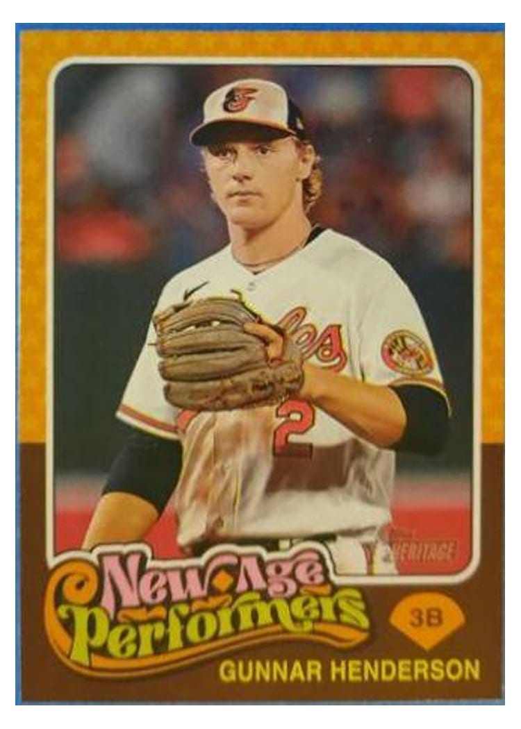 2024 Topps Heritage Mini New Age Performers Gunnar Henderson #NAP-24