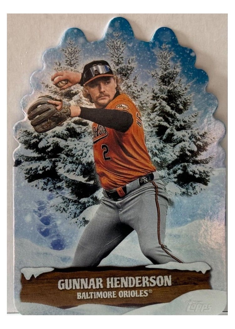 2024 Topps Holiday Evergreen Die Cuts Gunnar Henderson #EG-20 card