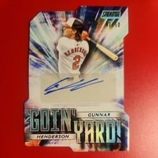 2025 Stadium Club Goin' Yard Autographs Gunnar Henderson #GYA-GH card
