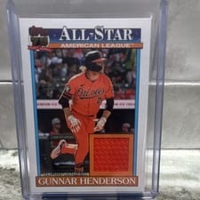 2025 Topps 1990 Topps Baseball All-Star Relics Gunnar Henderson #90ASR-GH card