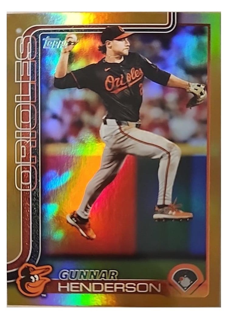 2025 Topps Gunnar Henderson Gold Foil #65 card