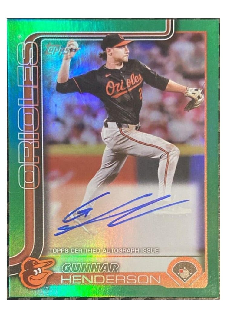 2025 Topps Gunnar Henderson #65 card