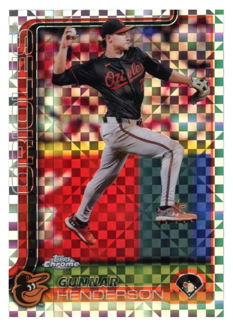 2025 Topps Chrome Gunnar Henderson #213 card