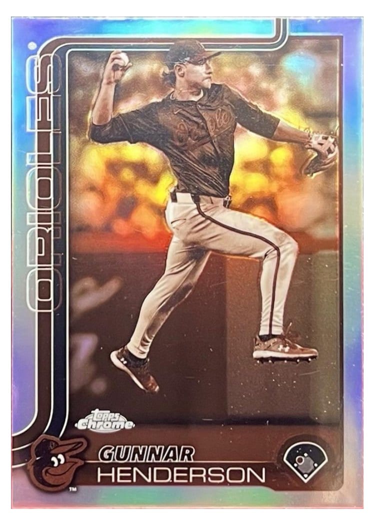 2025 Topps Chrome Gunnar Henderson Sepia #213 card
