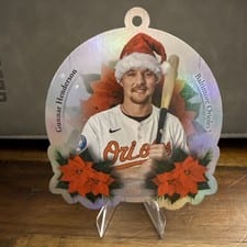 2025 Topps Holiday Oversized Die-Cut MLB Ornaments Gunnar Henderson #OO-10 card