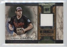 2025 Topps Museum Collection Meaningful Material Relics Gunnar Henderson #MMR-GH card