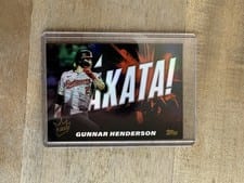 2025 Topps Plakata Gunnar Henderson #PLAK-38 card