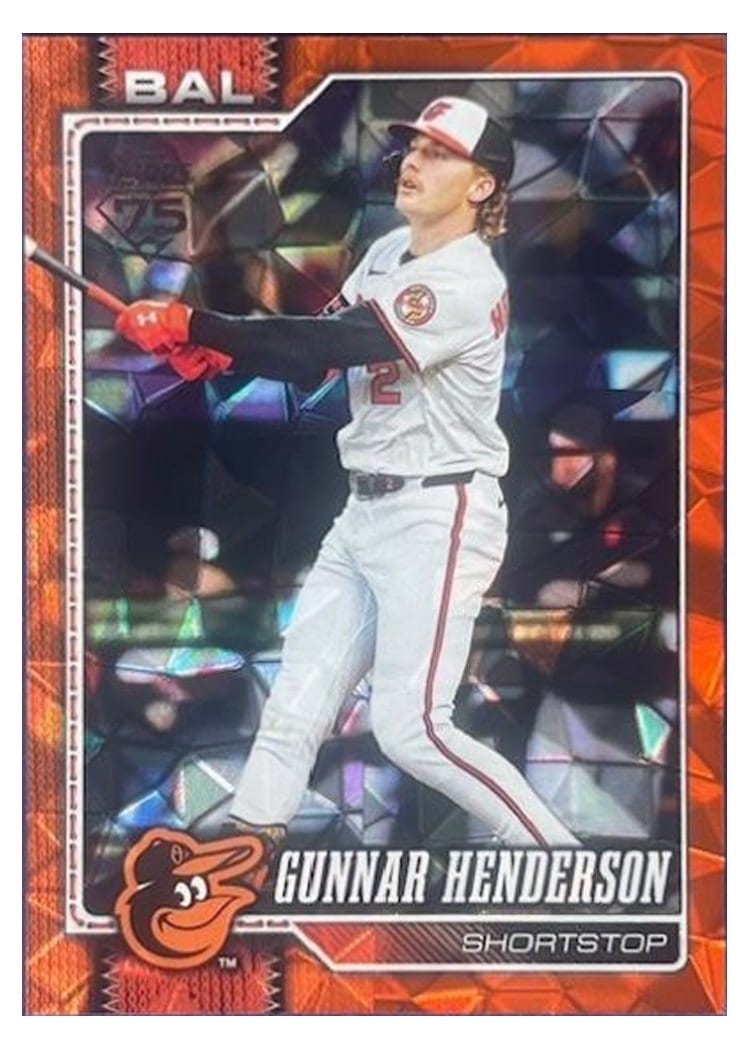 2026 Topps Gunnar Henderson Orange Diamante #46 card